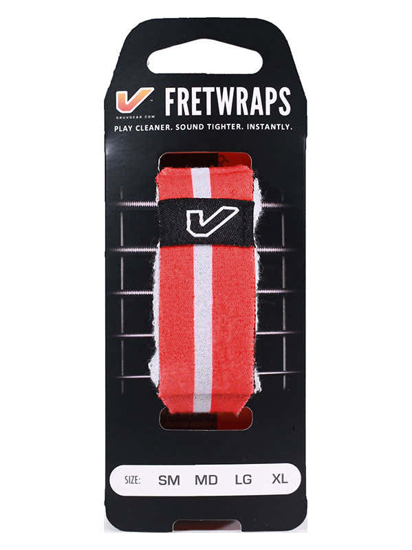 FretWraps Banderas del mundo Rojo-Blanco - Grande