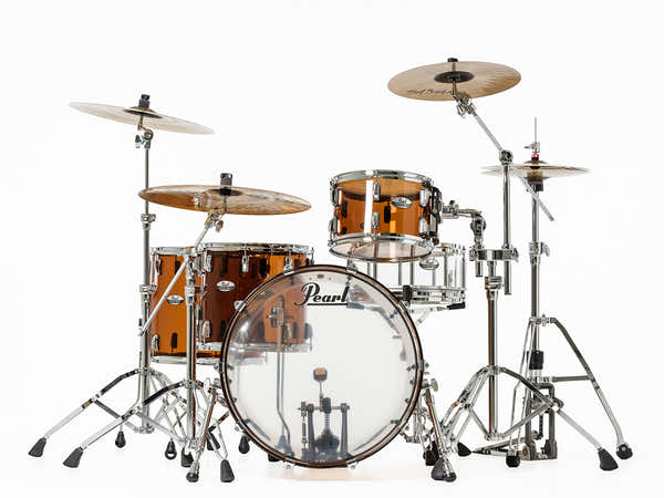 Pearl Crystal Beat Rock 22" 4 Cascos 2TB - Liquid Smoke
