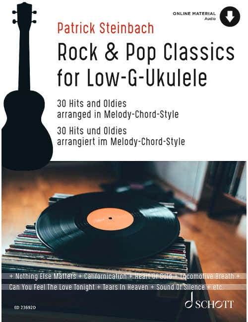Rock & Pop Classics For Low G-ukulele