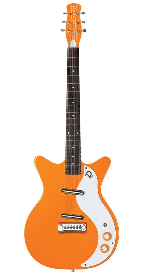 DC59 Guitarra Nos Orange Metalflake