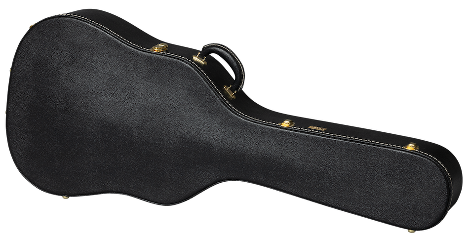Estuche Dreadnought Lifton Historic Negro/Vara de oro