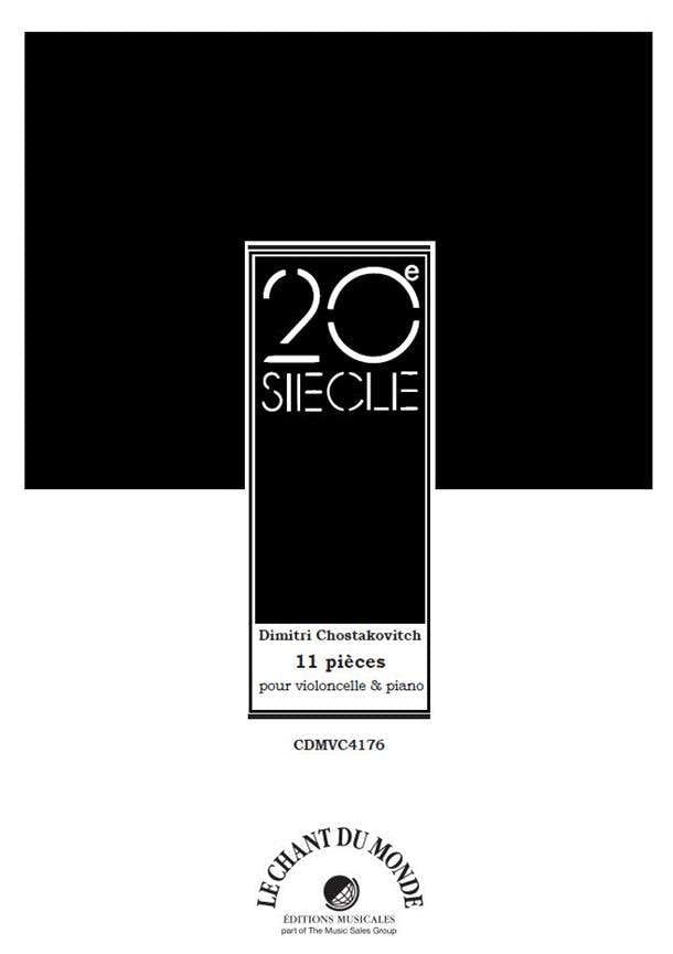 11 Pieces Pour Violoncelle et Piano - Violoncelle & Piano