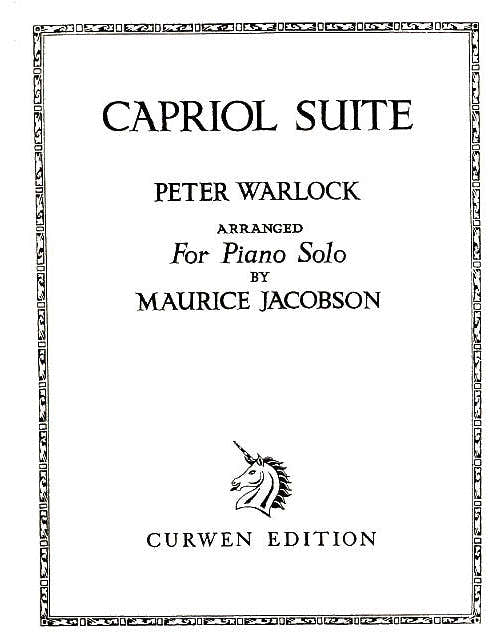 J. Curwen and Sons - Capriol Suite
