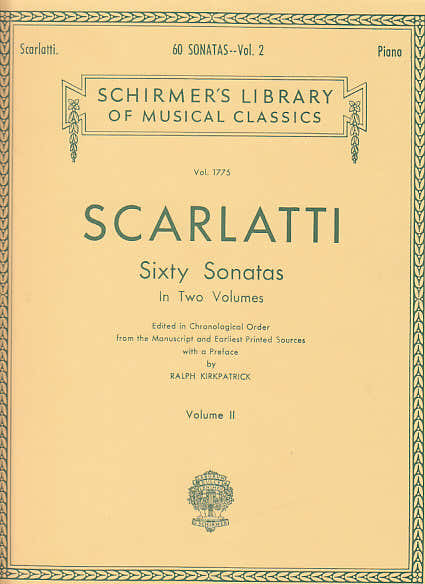 SCARLATTI D. - 60 SONATAS VOL. 2 - CLAVECIN (PIANO)