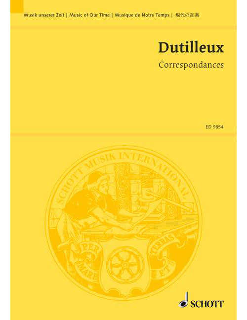 Dutilleux - Correspondances - Soprano et Orchestre
