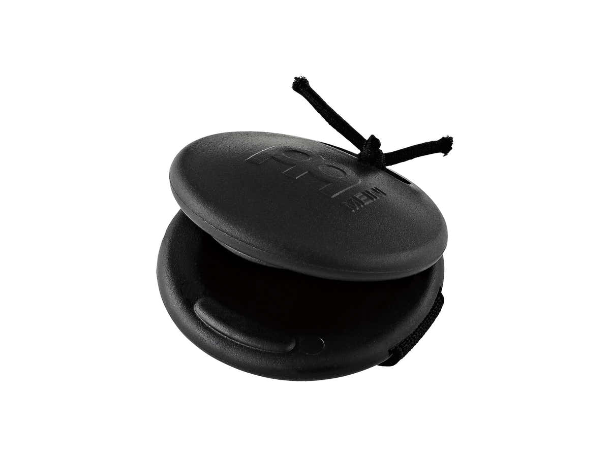 CAJON RING CASTANET LARGE PLASTIC BLACK