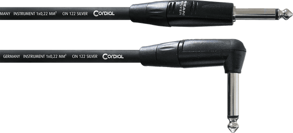 Cable de Guitarra Jack Recto -acodado 3 M