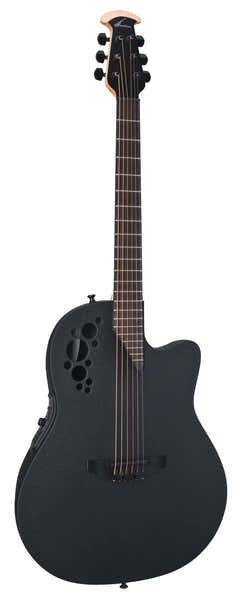 Guitarra Electro-Acústica Elite Tx Mid Cutaway Black Textured