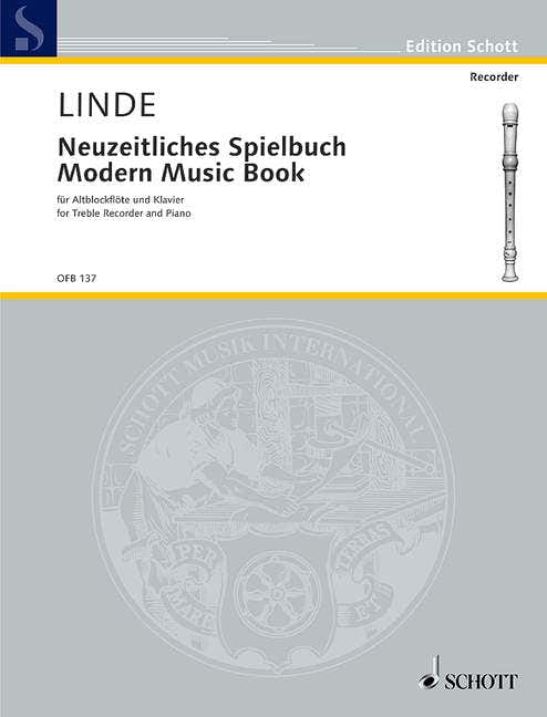 Modern Music Book - Treble Recorder And Piano