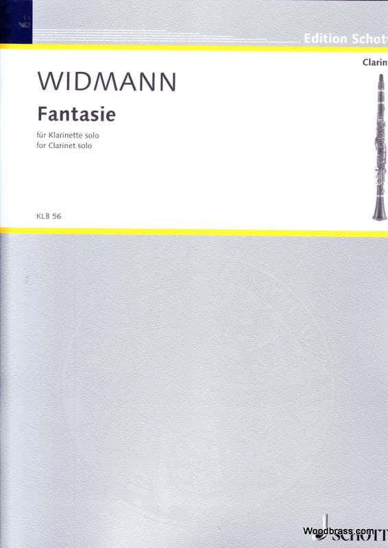 Widmann J. - Fantasie - Clarinette Solo