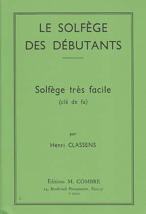 Classens - Solfège Des déBUTANTS-fa