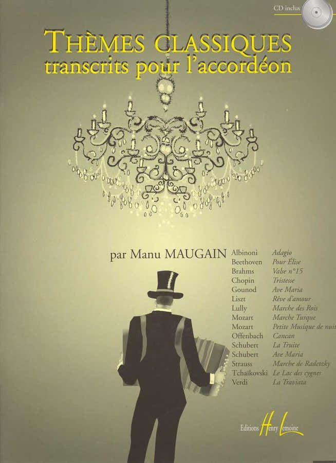 Maugain - Themes Classiques Vol.1 + CD - Accordeon