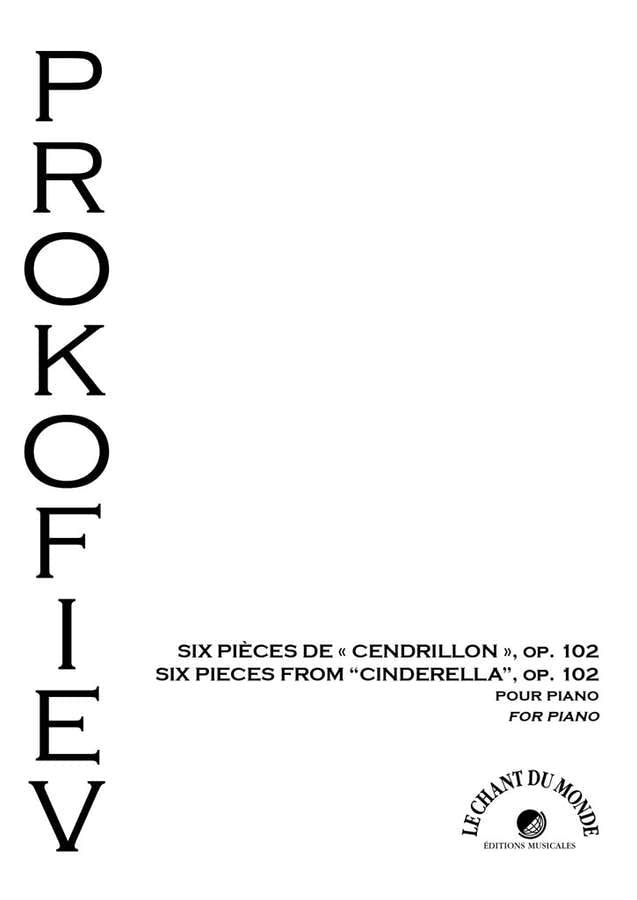 Prokofiev S. - Six Pieces De Cendrillon Op.102 - Piano