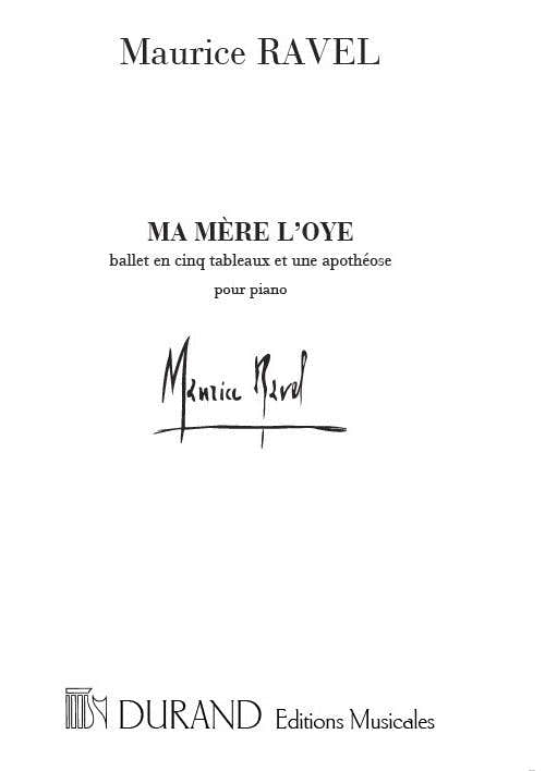 Ravel M. - Ma Mere L'oye Ballet - Piano