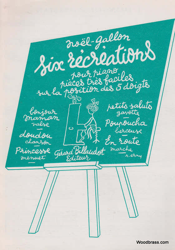 Gallon Noel - Six Recreations - Piano