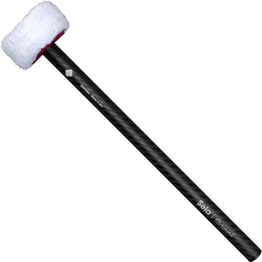 Gong Mallet Vikrampal Fine Touch Hard - Large, Natural
