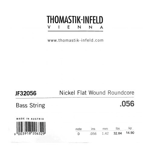 Cuerda individual - Jazz Bass Flat Wound Short Scale 56