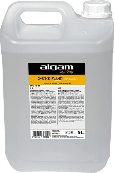 Algam Lighting Líquido de humo de alta densidad 5L