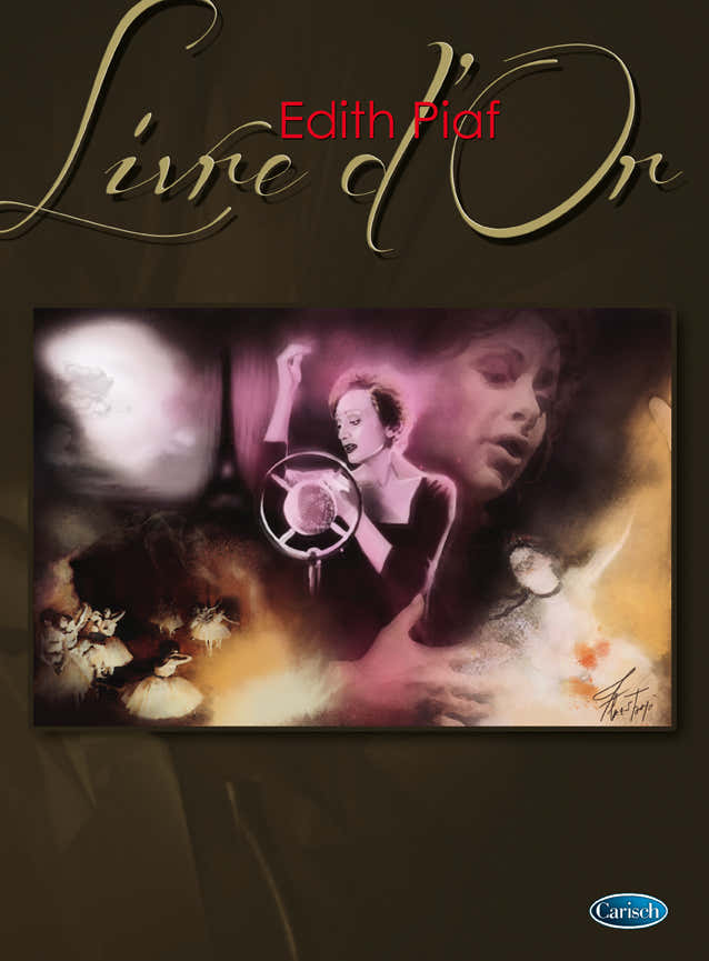 PIAF EDITH - LIVRE D'OR - PIANO CHANT