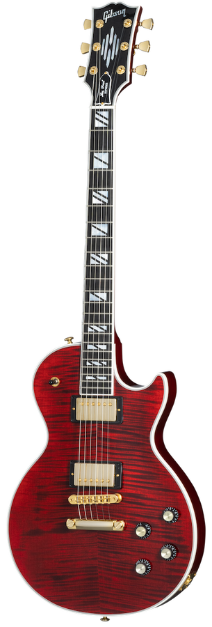 Les Paul Supreme Rojo vino Moderno