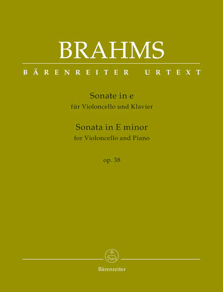 Brahms - Sonata In E Minor Op.38 - Violoncelle & Piano