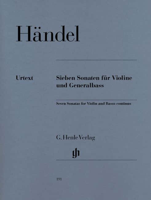Haendel G.H. - 7 Sonatas For Violine And Basso Continuo