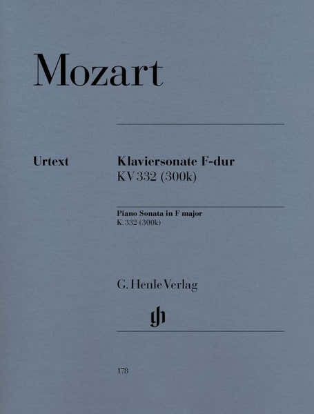 Mozart W.a. - Piano Sonata F Major K. 332 (300K)