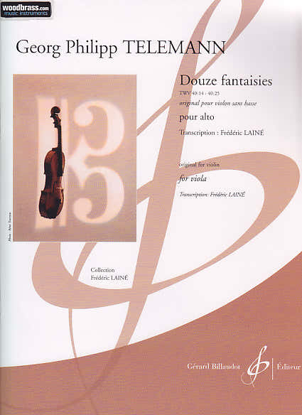 Telemann G.P. - Douze Fantaisies - Alto