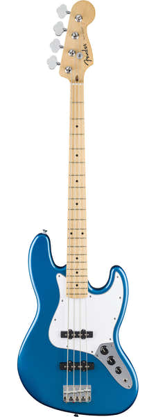 Jazz Bass estándar MN golpeador blanco Aqua Marine Metallic