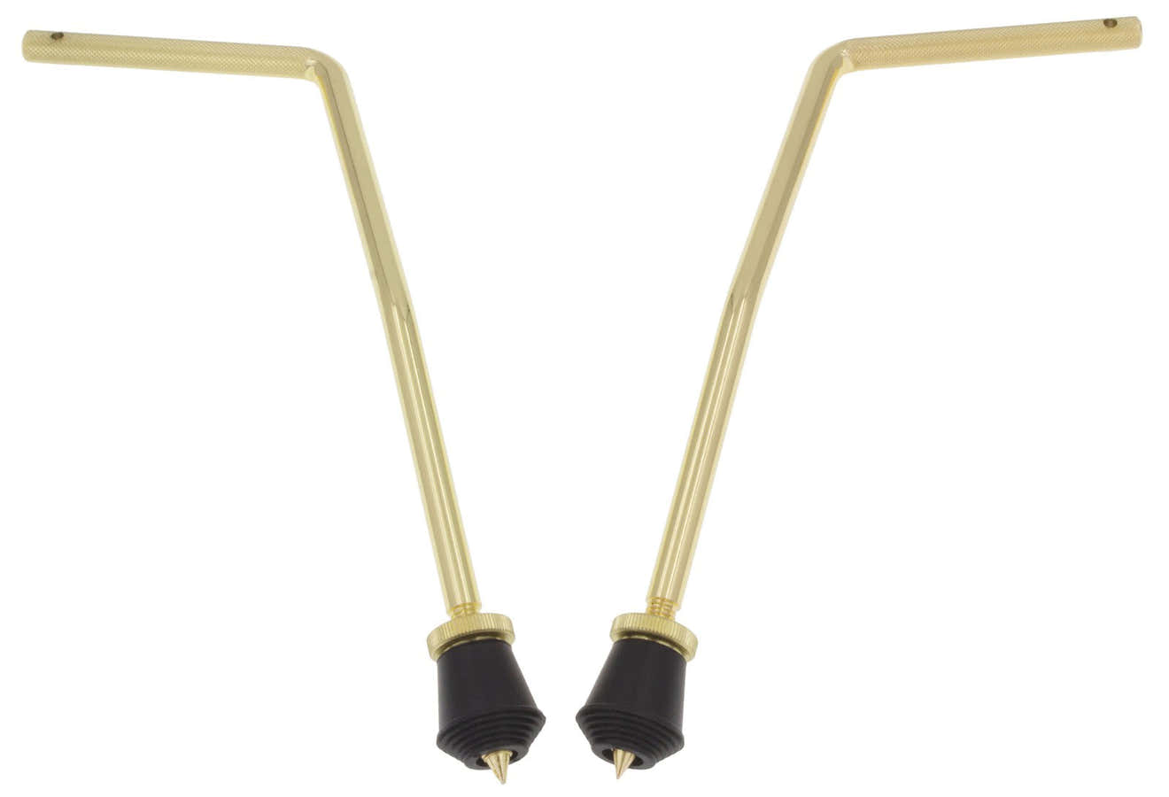 BDS7-105-BR Patas De Bombo Curvadas 10.5mm X2 Doradas