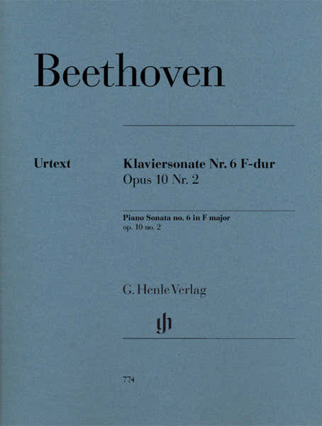 Beethoven L.V. - Piano Sonata No.6 F Major Op.10 No.2
