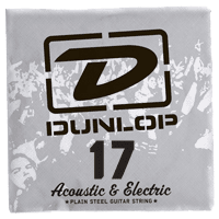 ELECTRIC STRINGS NICKEL PLATED STEEL UNIT SOLID STEEL 017