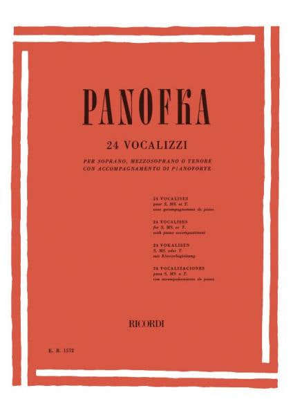 PANOFKA H. - 24 VOCALIZZI OP 81 - CHANT