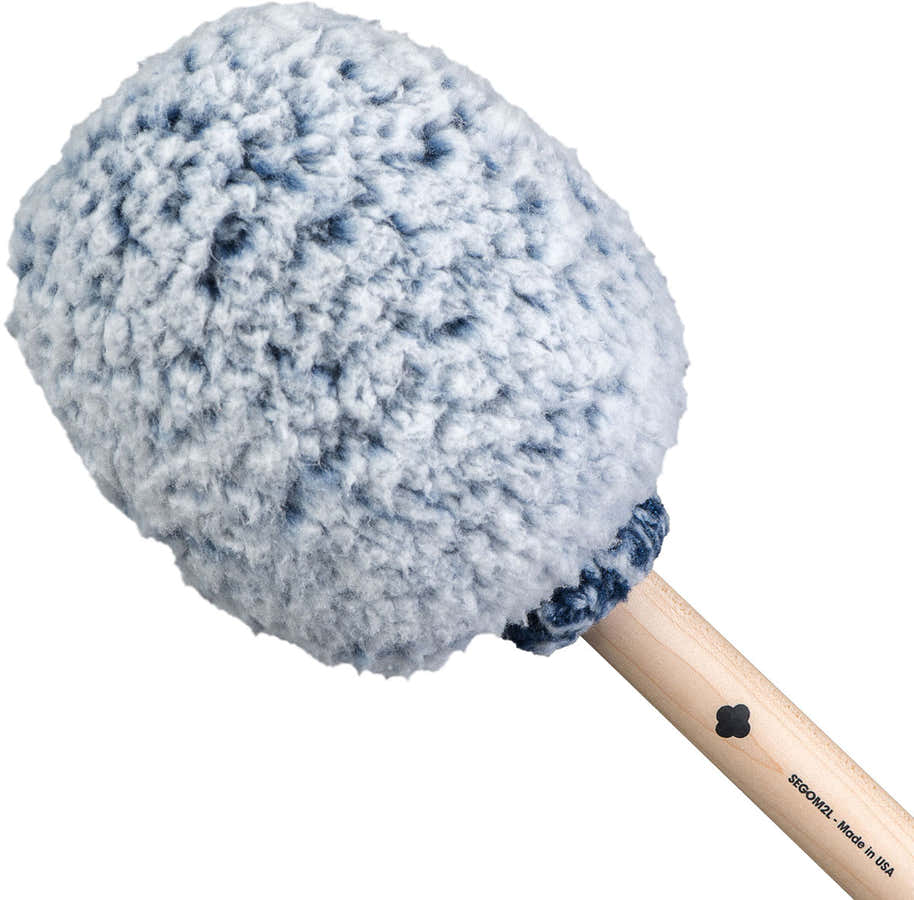 Mazo de gong Vikrampal Deep Earth - Grande, azul escarchado