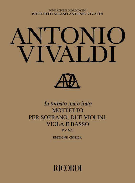 Partitions Chant - Vivaldi In Turbato Mare Irato RV 627