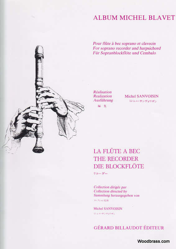 Blavet Michel - Album Michel Blavet - Flute A Bec Soprano et Clavecin