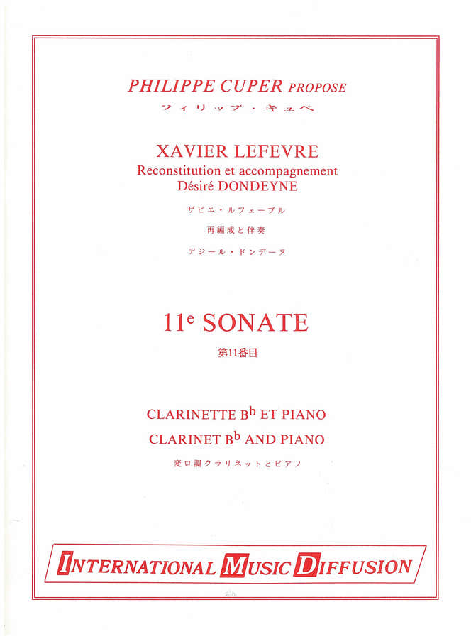 Lefevre - 11° Sonate - Clarinete & Piano