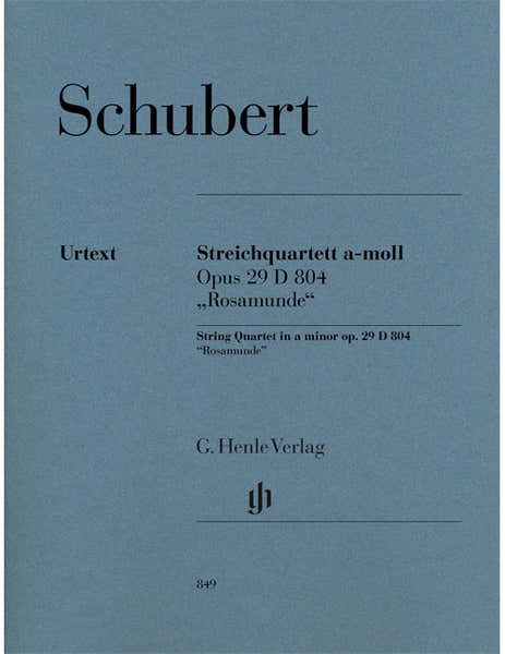 Schubert - String Quartet A Minor Op. 29 D 804 "rosamunde" Op. 29 D 804 - String Quartet