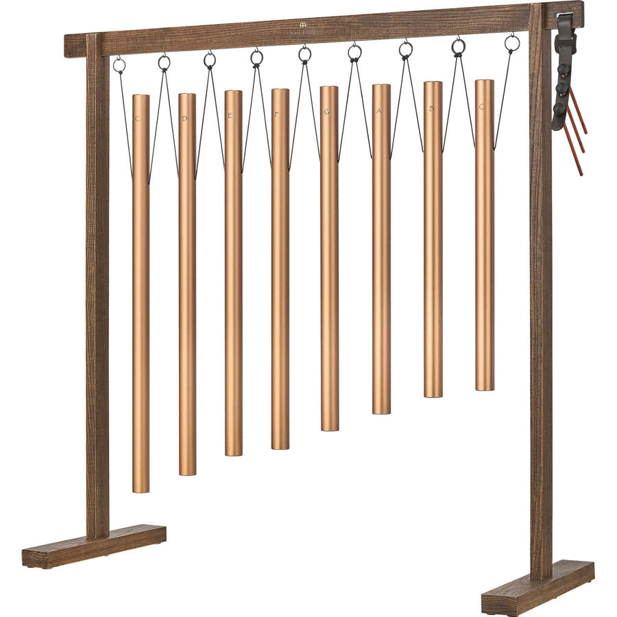 SBTSETM - Juego de tubos de baño sonoro de 8 piezas 440 Hz Bronce