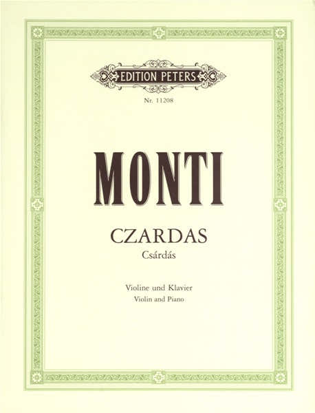 Monti Vittorio - Czardas - Violin And Piano