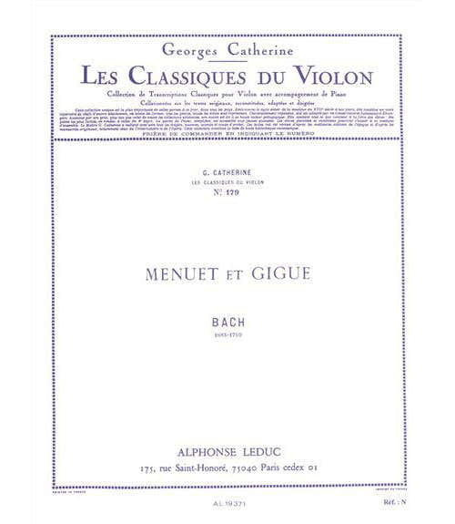 Bach J.S. - Menuet et Gigue - Violon & Piano