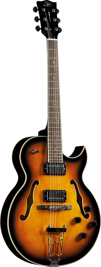 Type Hollowbody Jazz single cut Sunburst