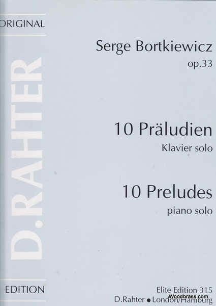 Simrock BORTKIEWICZ S. - 10 PRELUDES OP.33