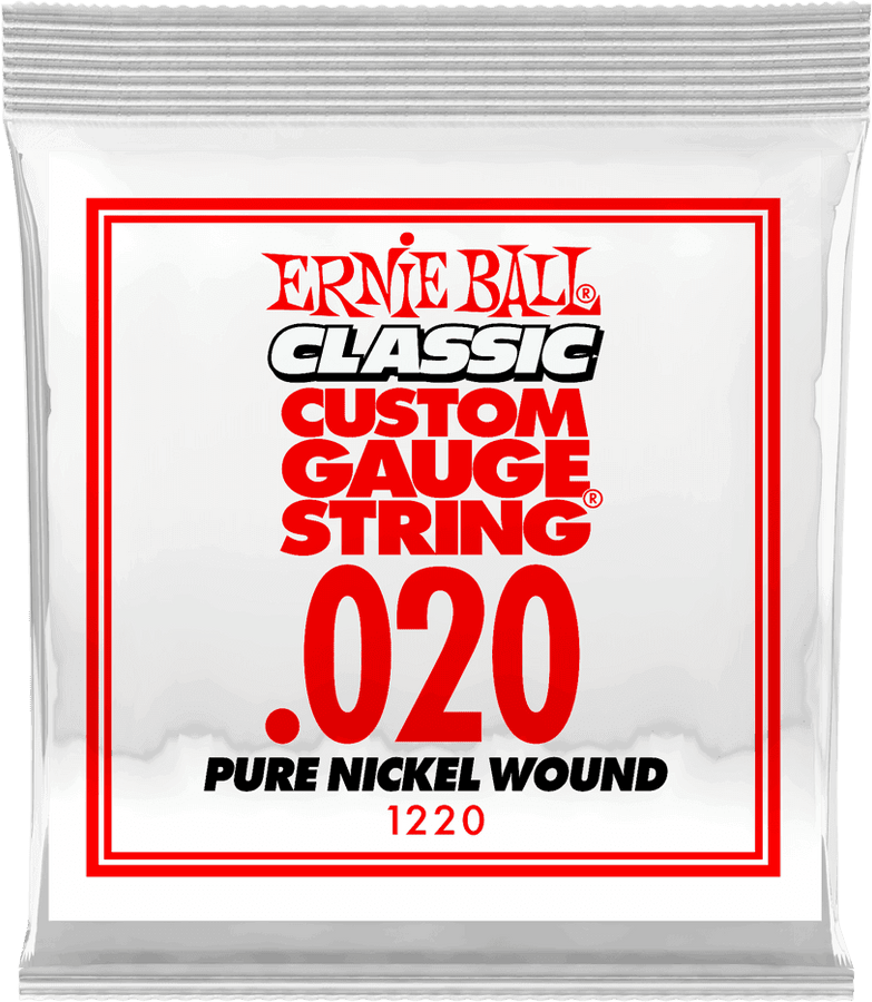 .020 CLASSIC PURE NICKEL WOUND ELECTRIC GUITAR STRINGS