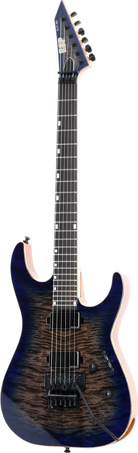 M-II DX USA FR Arce flameado Blue Moon EMG