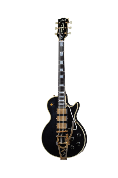 Les Paul Custom 1957 Reedición 3 pastillas Bigsby Ébano ligeramente envejecido CSHR