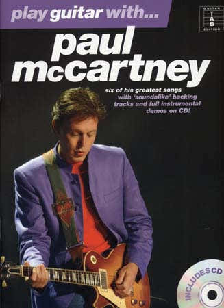 MC CARTNEY PAUL - PLAY GUITAR WITH + CD - GUITAR TAB