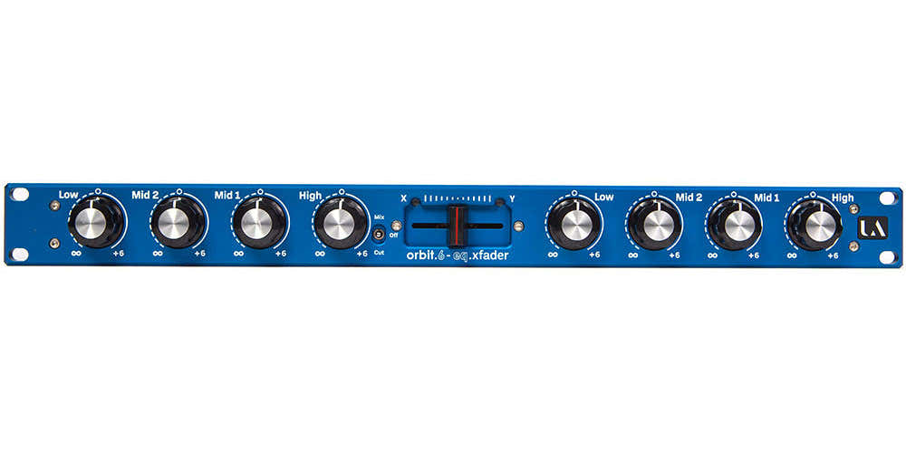 ORBIT.6 ISO/X-Fader Rackmount Mixer blue