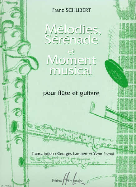 Schubert - Mélodies Sérénade Moment... - Flûte Et Guitare