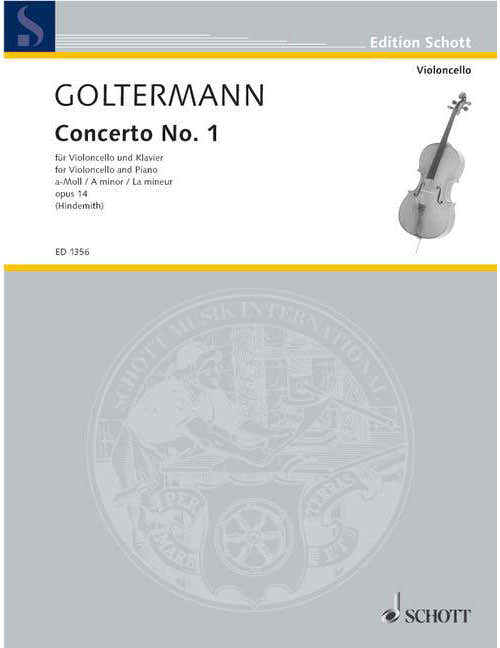 GOLTERMANN - CONCERTO N°1 A-MOLL OP.14 - VIOLONCELLE / PIANO